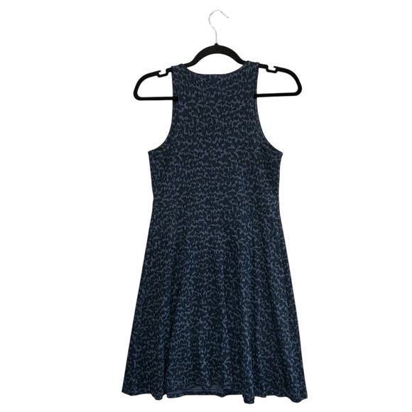 Athleta Santorini Thera Printed Dress Women's Sz XS Allure Navy A-Line Sporty - Picture 2 of 5
